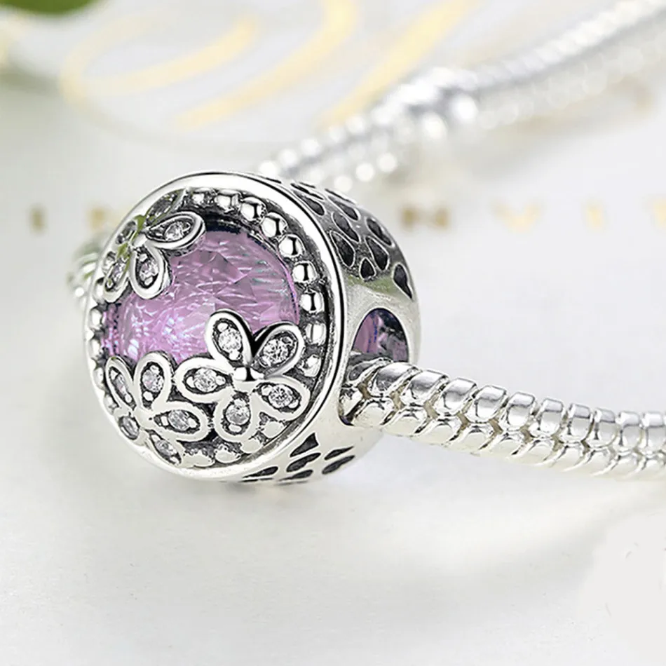 925 пробы Серебряное пустое сердце с изображением трех цветов темно-красные синие