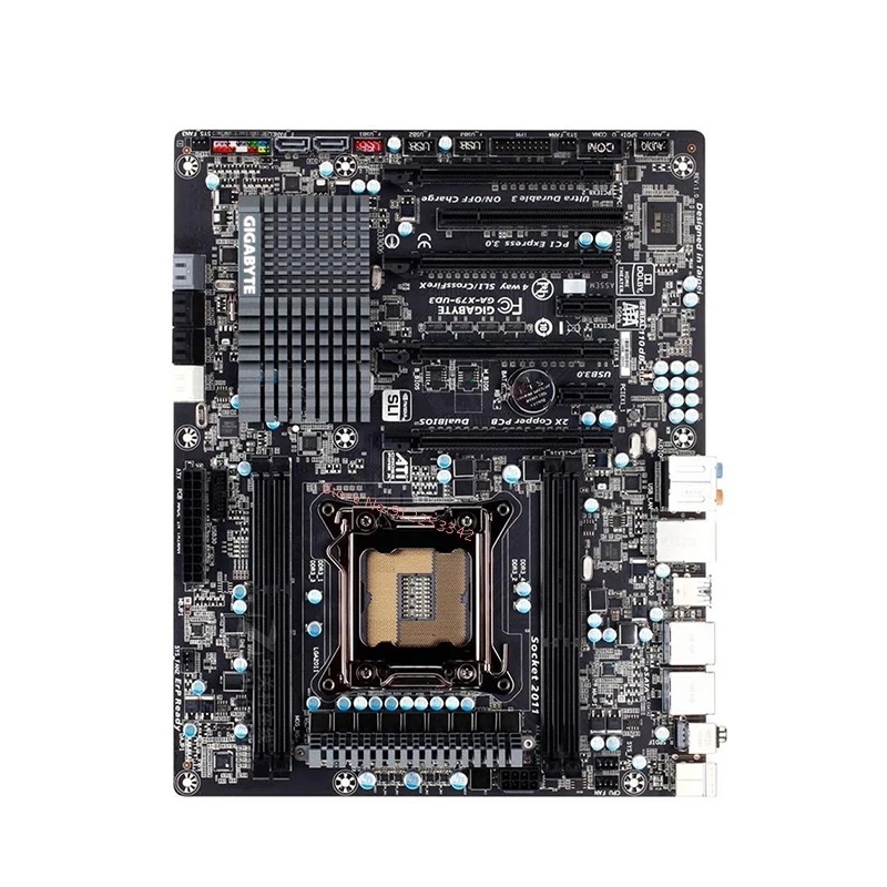 Для GIGABYTE GA-X79-UD3 материнская плата LGA 2011 DDR3 X79-UD3 для Intel X79 32GB десктопная SATA III PCI-E X16