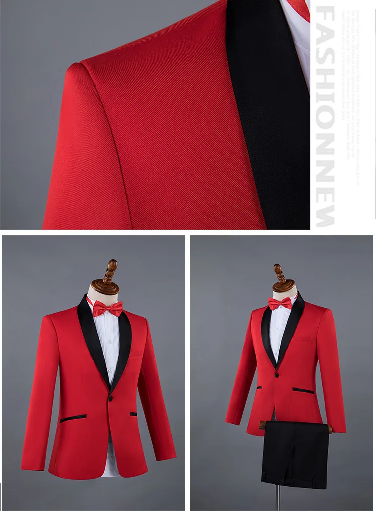 Смокинг мужской на одной пуговице с брюками 2020|Костюмы| |