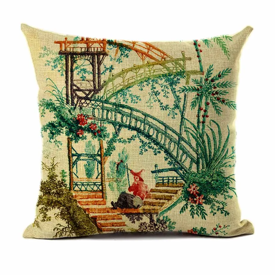 Страна Стиль жизни для диванных подушек наволочки Pastrol декорации принт кровать