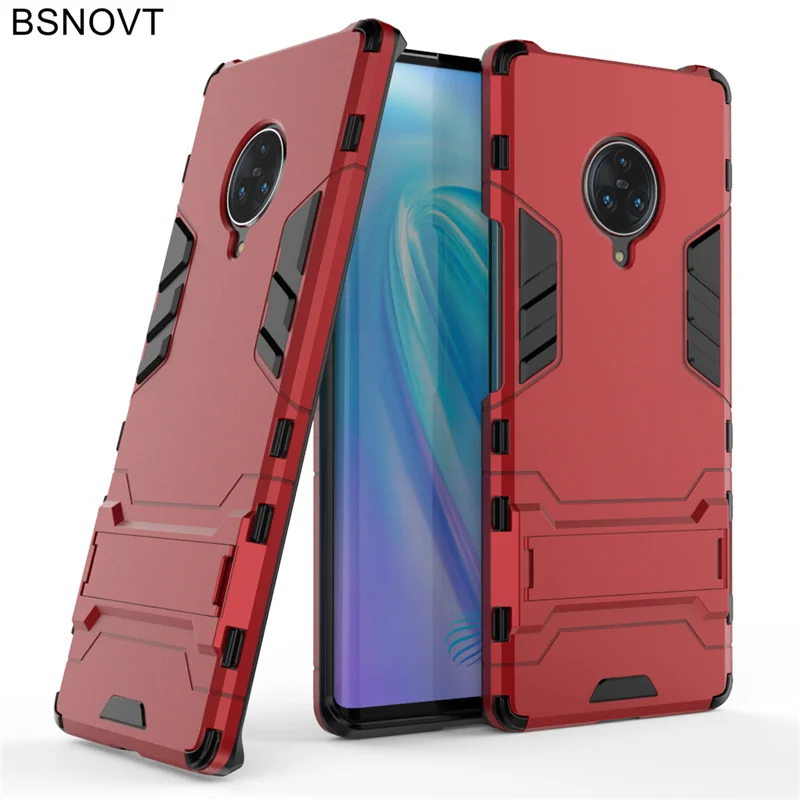 Чехол для Vivo NEX 3 5G мягкий силиконовый + пластиковый чехол с подставкой Funda 6 89&quot |