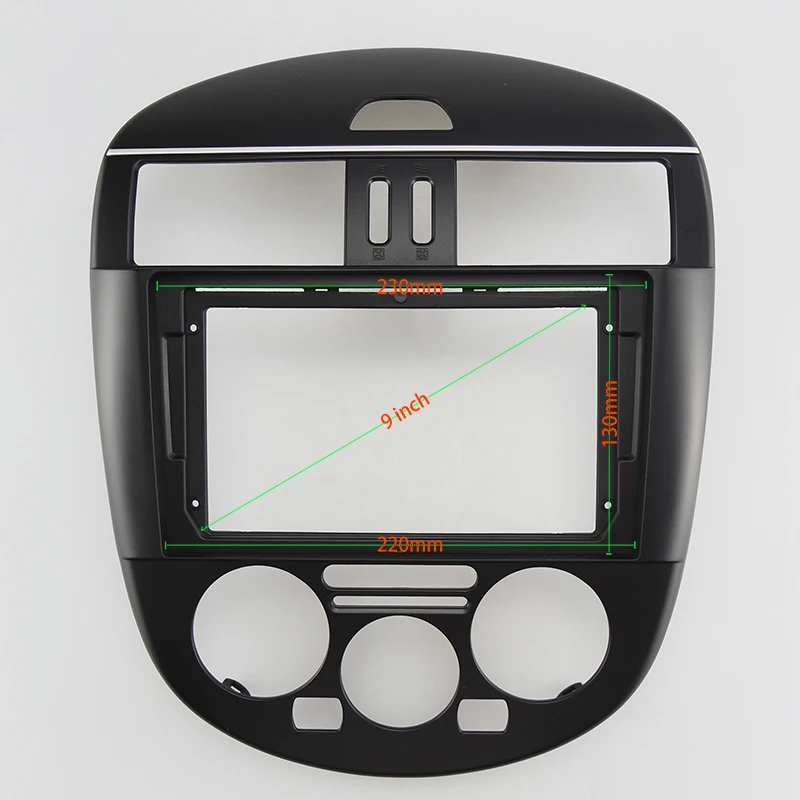 

9 INCH Car Audio Frame GPS Navigation Fascia Panel Car dvd Plastic Frame Fascia is suitable for 2011 NISSAN TIIDA