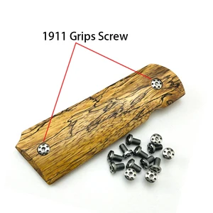 4 шт. 1911 рулевых винта из нержавеющей стали CNC T8 сливной винт с отверткой 1911 зажимной гвоздь