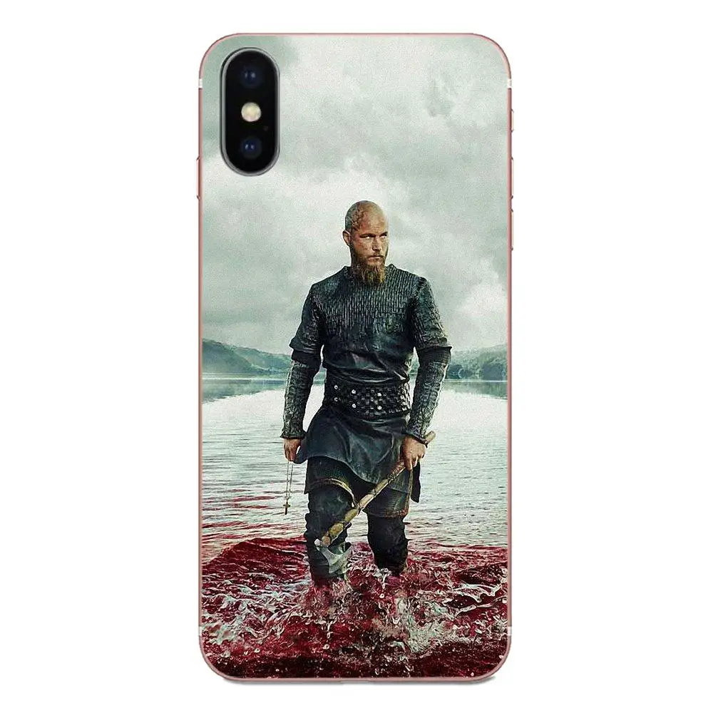 Для Apple iPhone 4 4S 5 5C 5S SE SE2 6 6S 7 8 11 Plus Pro X XS Max XR мягкие чехлы ТВ серии Ragnar Lothbrok Vikings постер
