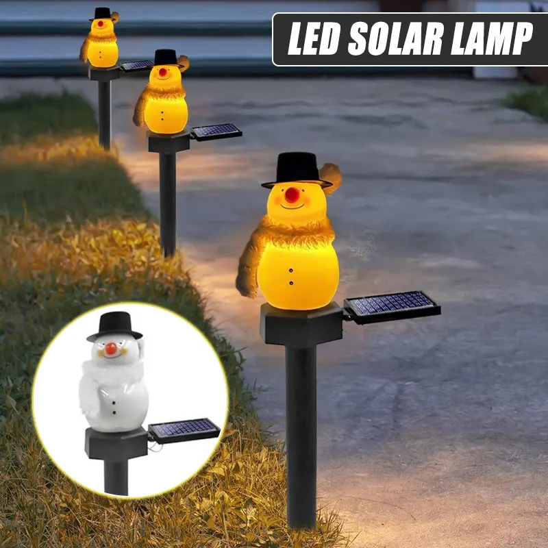 

Christmas Solar Landscape Light Outdoor Unique Courtyard Lawn Lamp For Garden Patio Decoration LC