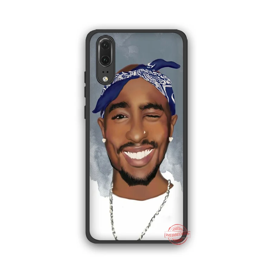 WEBBEDEPP 2pac Tupac And Biggie Soft Case for Huawei P Smart Z Plus 2018 2019 &amp Y6 Y7 Y9 Prime V20 | Мобильные телефоны и