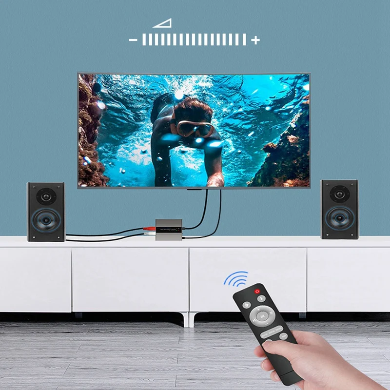 Дуги конвертер HDMI ARC РСК o L/R RCA 3 5 мм вывода адаптер для HD DVD дисков Blu Ray PS3 PS4 Apple