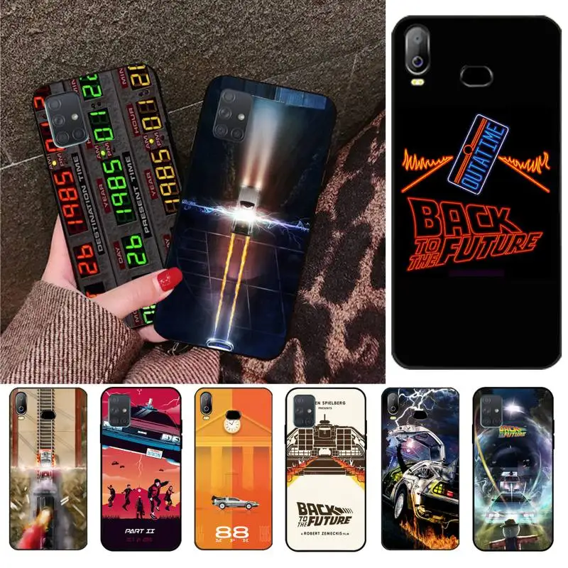 

YJZFDYRM Back To The Future Time Machine Phone Case For Samsung Galaxy A01 A11 A31 A81 A10 A20 A30 A40 A50 A70 A80 A71 A91 A51