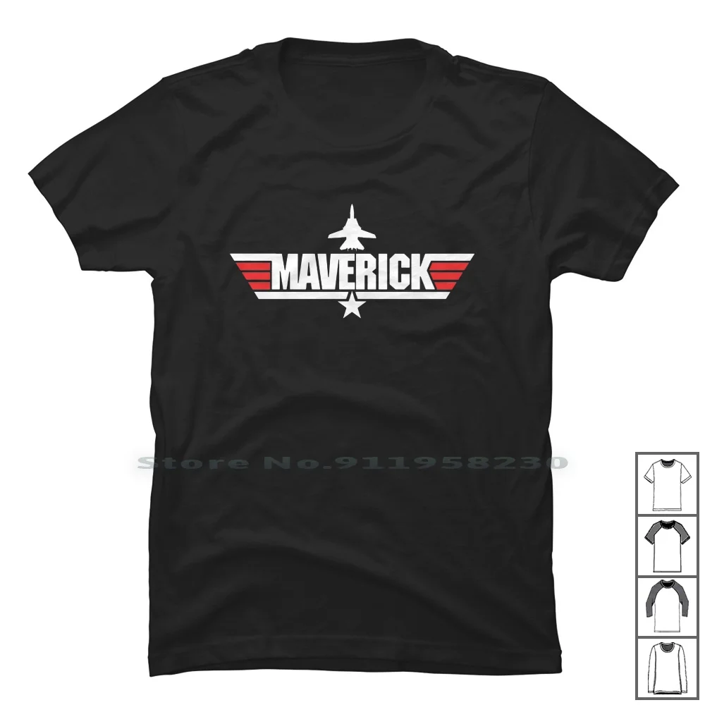 

Футболка Maverick на заказ, 100% хлопок, иллюстрация, популярный тренд, Эрик, Том, конец, Лидер продаж, США, St Om