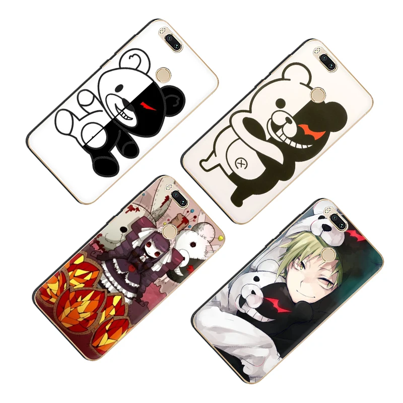 EWAU Danganronpa monokuma силиконовый матовый чехол для телефона для Xiaomi 6 8 9 SE A1 A2 Lite Mix 2S Max 3 F1 A3 9T Pro CC9e 9 Pro Note 10