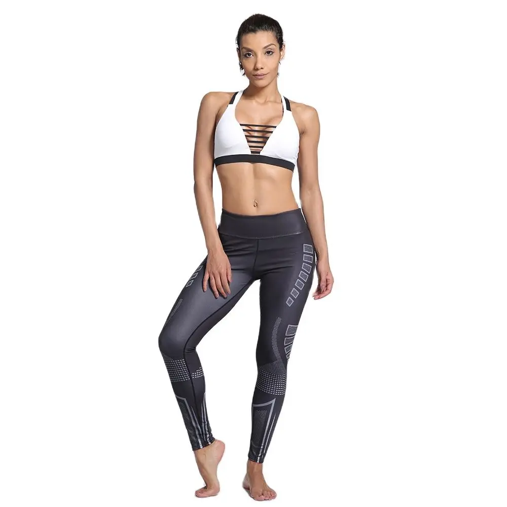 

Размера плюс черные полосатые спортивные эластичные тонкие сексуальные женские тренировочные штаны S до 3xl 3 рисунка