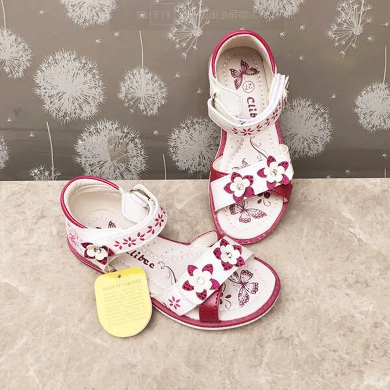 Легкие Нескользящие сандалии с мягкой подошвой для девочек размер 26 29 30