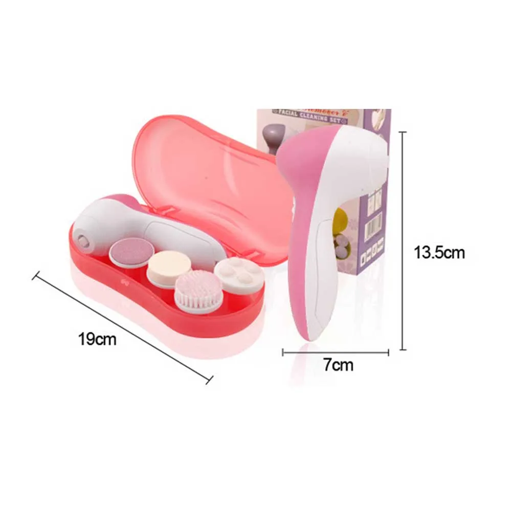 

4In1 Electric Facial Cleaning Brushes Cleaning Apparatus Facial Cleansing Face Massager Beauty Instrument Face Skin Care Tools