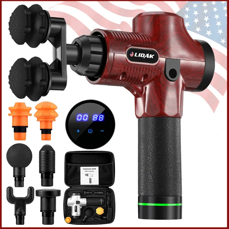 Лидак Электрический массаж тела пистолет мышечная боль управление Fascial Глубокое