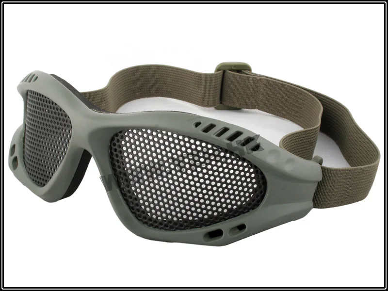 FG Emersongear Эмерсон охотничий Пешие прогулки Страйкбол Сетка Тактическая ударопрочность глаза Защитные Спорт на открытом воздухе сетки очки - Цвет: FG