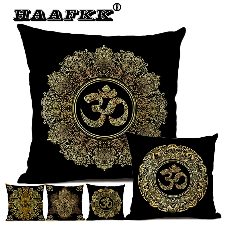 

Подушка Рамадана 45x45 см, чехол «Будда», Высококачественная льняная подушка, чехол для дивана, кровати, спальни, декоративная подушка 2020, Нови...