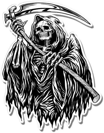 

Grim Reaper-Виниловая наклейка, водонепроницаемая наклейка