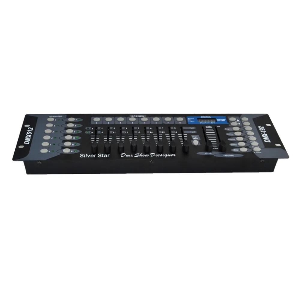 Консоль управления AUCD 8 road DMX512 192 каналов для дискотеки диджея светодиодный