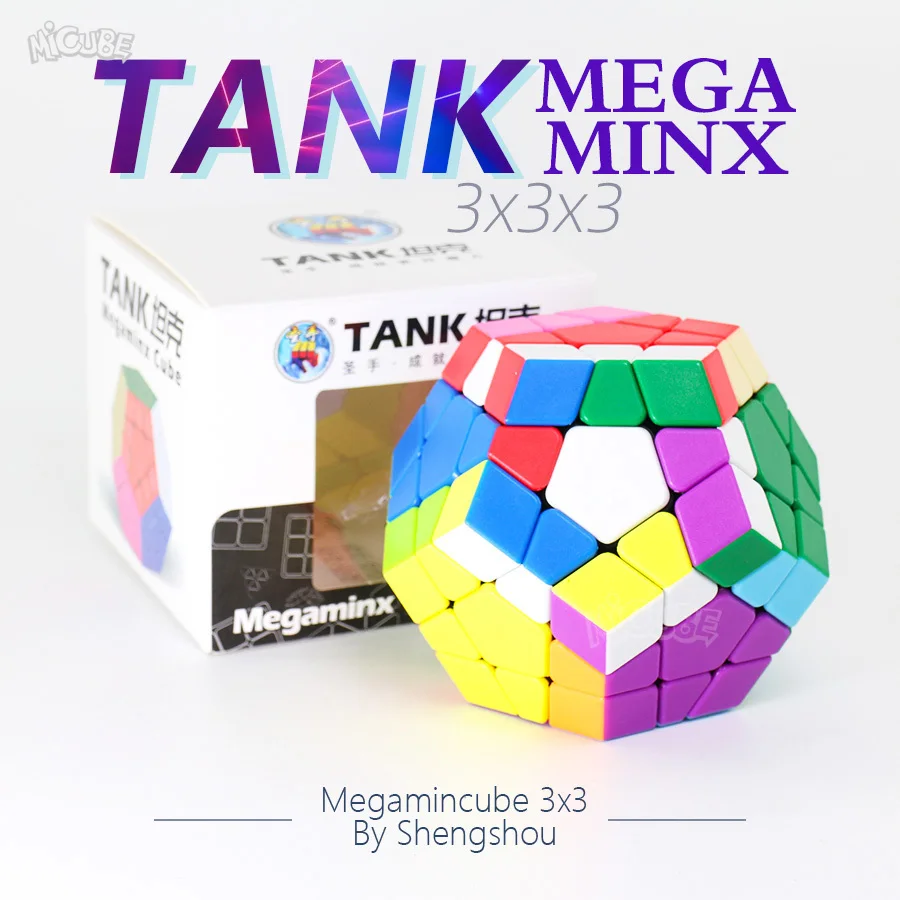 Shengshou кубик 3x3 магические Кубики головоломки 3x3x3x3 12 сторонние Megaminxs игрушки для