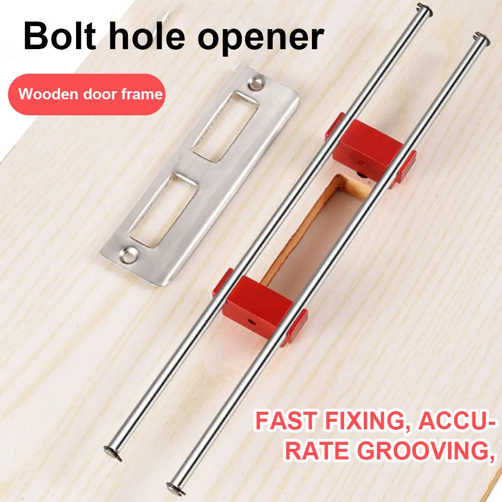 

Woodworking Tools Equipment Positioning Easy Use DIY Door Frame Professional Locator Slotting Machine Bolt Hole Opener Mould