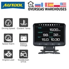 Автомобильный сканер ATOOL X50 PRO, измеритель скорости с дисплеем OBD2 Предупреждение о расходе топлива, датчик температуры воды, бортовой компьютер