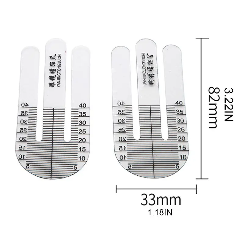 1Pair Optical PH Ruler Pupil Height Meter Optometry Tester for Hospital Tool | Инструменты