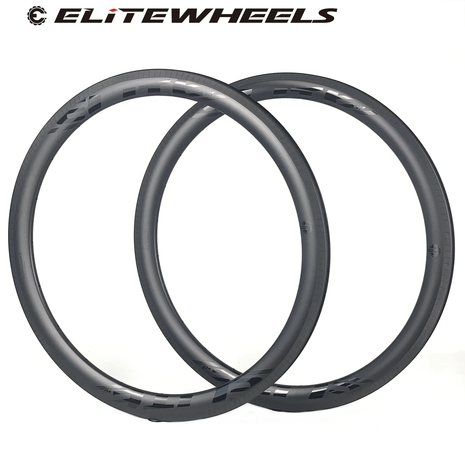 ELITEWHEELS 700c карбоновый обод 47 мм бескамерный UD матовая отделка Аэро тормозной