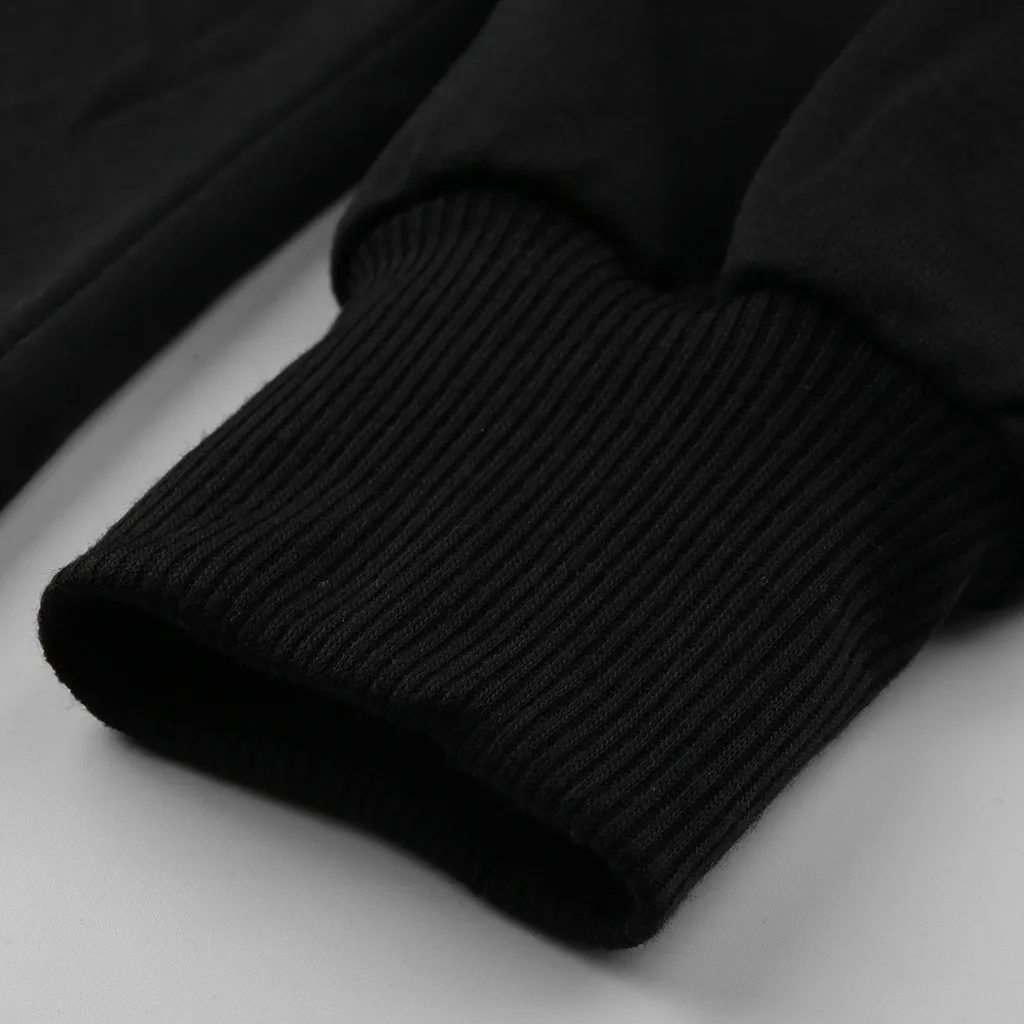 2019 осенняя и зимняя женская Повседневная Толстовка с длинным рукавом круглым