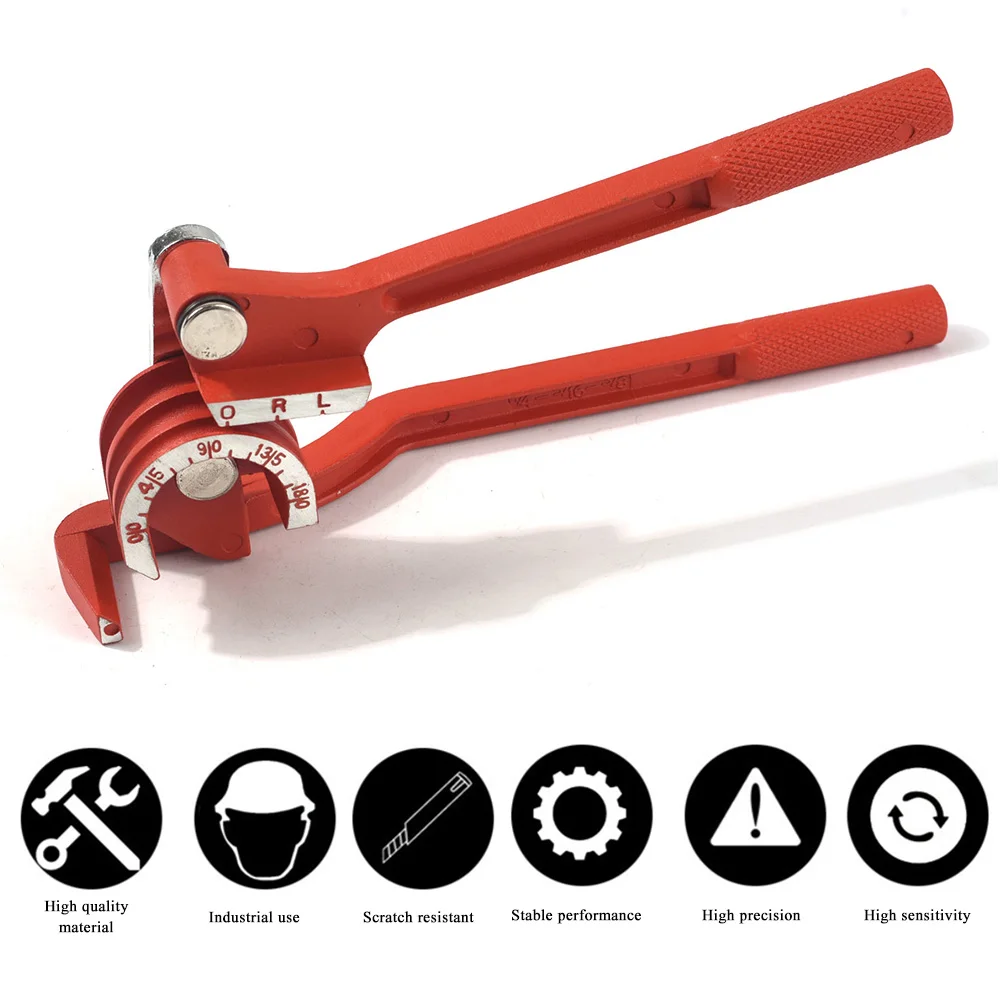 Подходит для тонких труб 6 мм/8 мм/10 мм ручной трубогиб конструкция с тремя слотами