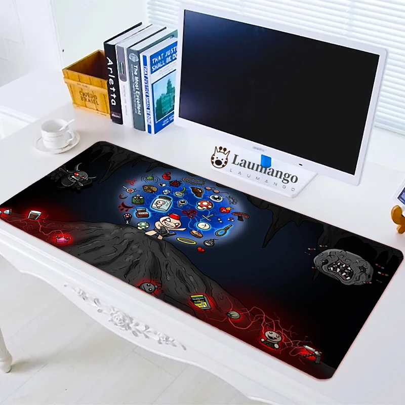 

Mouse Mat Gamer Table Pad Binding of Isaac Large Keyboard Accessories Mouse Carpet xxl Computer Cute Pads Mause mousepad