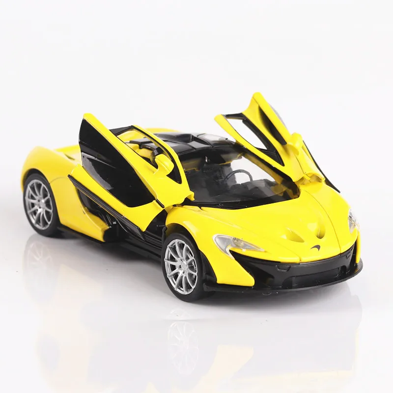 Литая 1:32 mlaren p1 Игрушечная модель автомобиля из сплава игрушечный звуковой