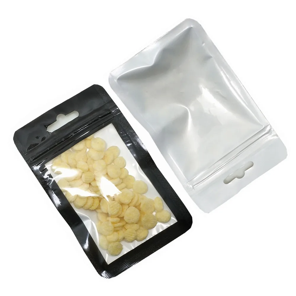 Прозрачный пластиковый пакет с застежкой молнией и отверстием для подвешивания 2