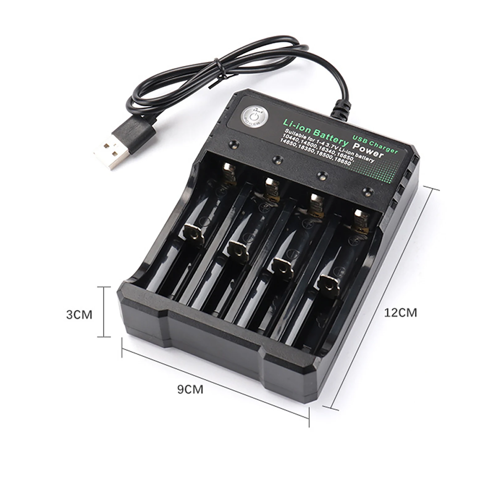 Зарядное устройство с USB портом для аккумуляторов 18650 В переменного тока|Зарядные