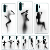 woman silhouettes sexy lady girl silicon phone case for honor 50 20 pro 10i 9 lite 9x 8a 8s 8x 7s 7x 7a huawei p smart z 2021 y5