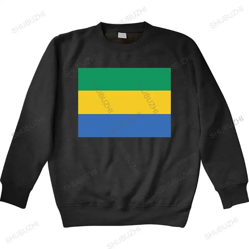 

autumn winter sweatshirt men cool teenage hoody Gabonese Flag hoodies Free Sticker Gabon GAB homme brand hoodie casual tops