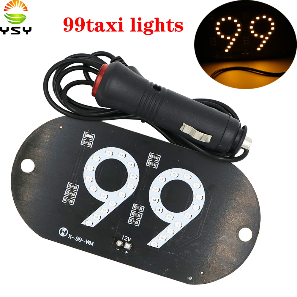 YSY 1 шт. Новинка 99pop светодиодный знак такси Панель Светодиодный светильник