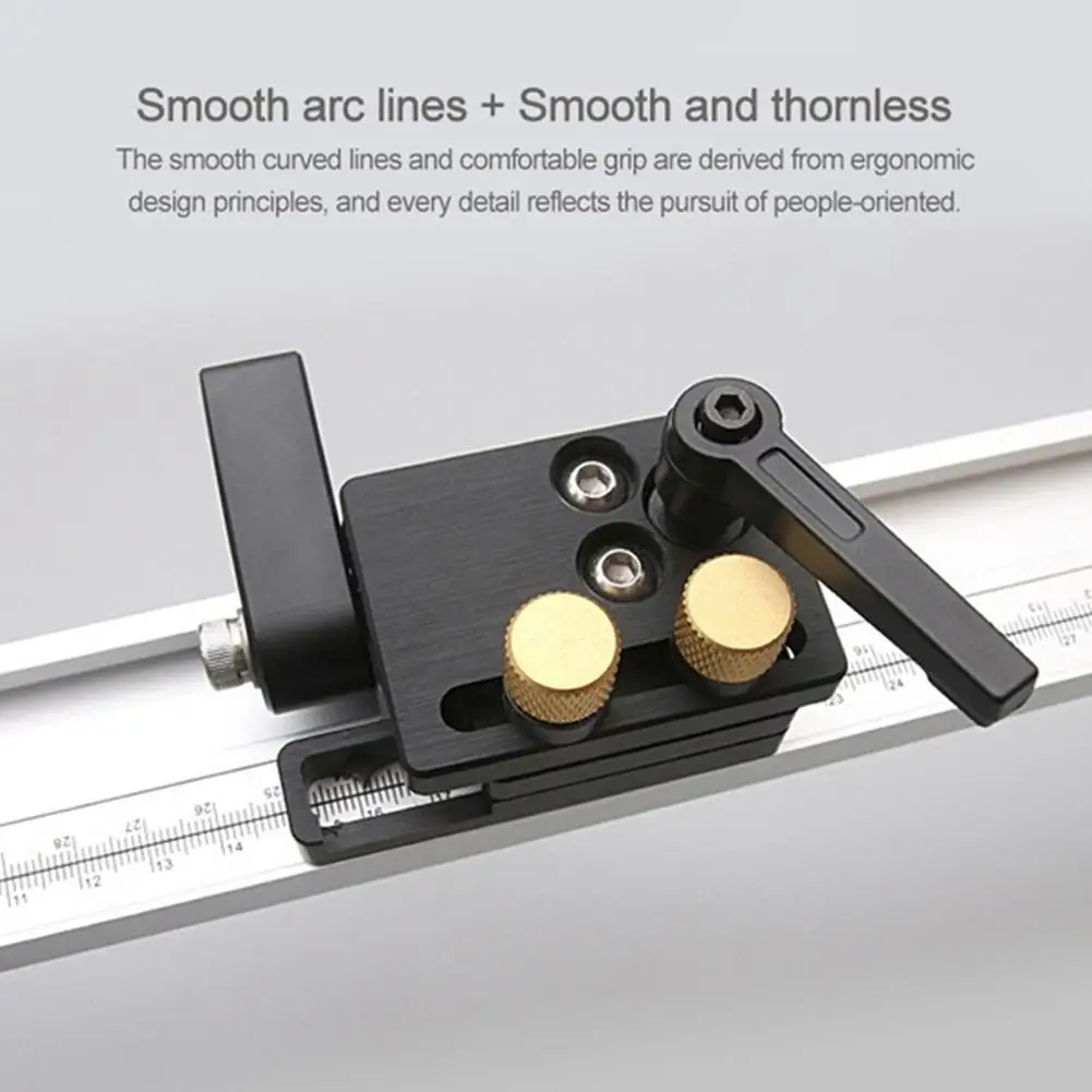 

Miter Track Stop Track Limit For T-Slot T-Tracks Stop Chute Limiter Locator Woodworking DIY Manual Tools