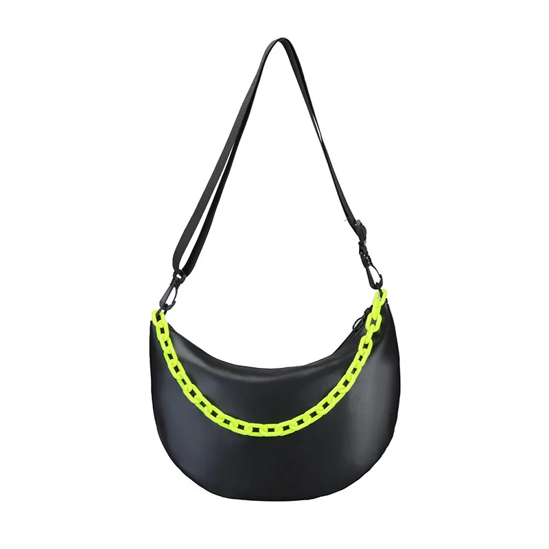 

Women's bag new solid color pu tide brand Hong Kong style retro messenger bag female Korean Japanese simple couple shoulder bag