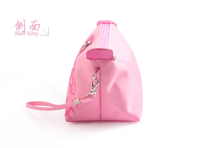 Розовая дорожная косметичка Hello Kitty для косметики стационарная сумка косметички