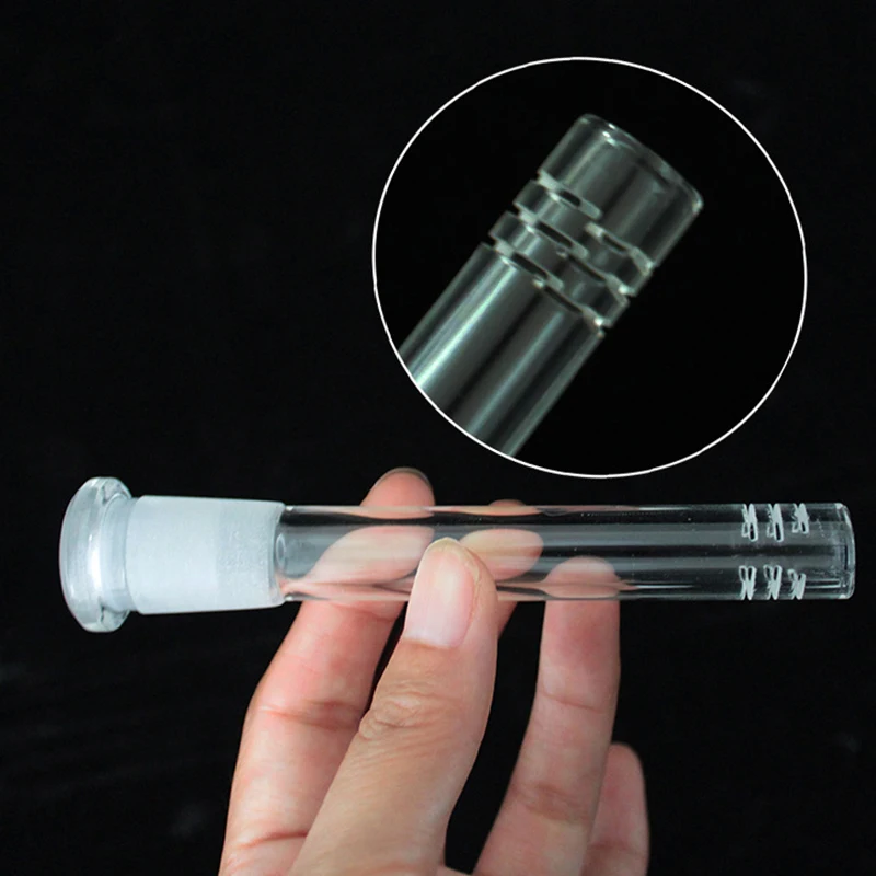 

Glass Downstem Diffuser Pipes With Cuts for Banger Smoking Water Pipes Accessory