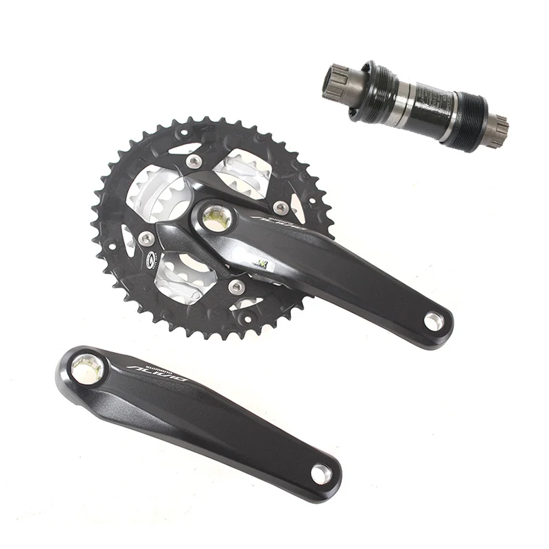 Полная распродажа! SHIMANO Alivio FC M430 3x9S 27S MTB Ctalink Spline шатун + ES25 68x118 мм Нижний
