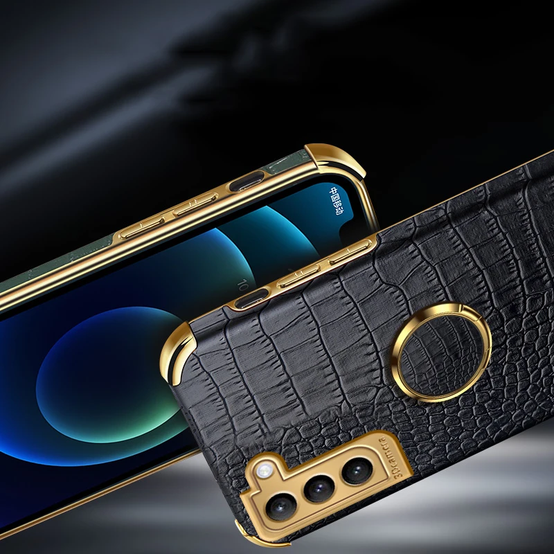 Чехол-накладка для Samsung Galaxy S21 S20 FE Plus Ultra из крокодиловой кожи | Мобильные телефоны