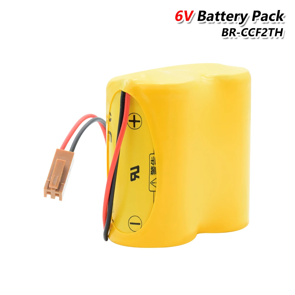 YCDC BR-CCF2TH A98l-0001-0902 BR-C 6V 5000 мА/ч, с ЧПУ Fanuc с Батарея литиевые батареи для молоток ножовщика A06 серии PLC Управление
