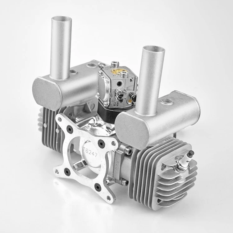 RCGF 60cc двойной цилиндр бензин/бензиновый двигатель для RC Самолет двойной цилиндр бензин