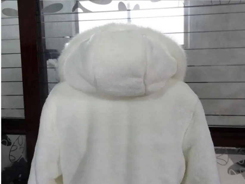 S/6XL Осенняя женская черная/белая искусственная кроличья Меховая куртка большого размера, женские повседневные меховые пальто, женская зимняя меховая куртка K227