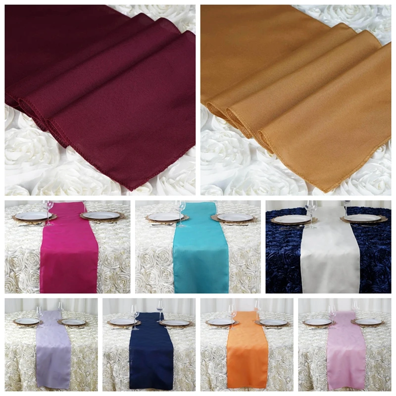 Свадебные скатерти из полиэстера, скатерть для банкета, свадебного торжества, украшение для дома