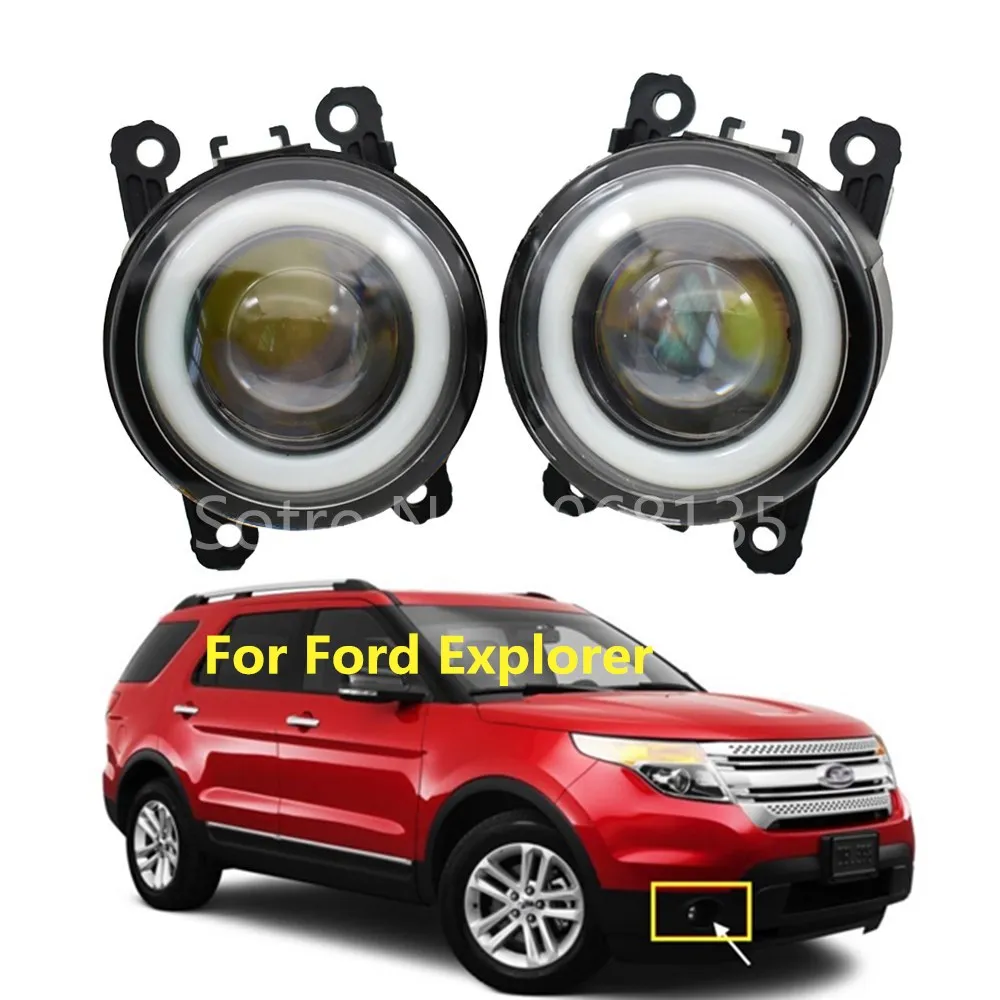 2 шт./лот автомобильные аксессуары 90 мм ангельские глазки + светодиодные