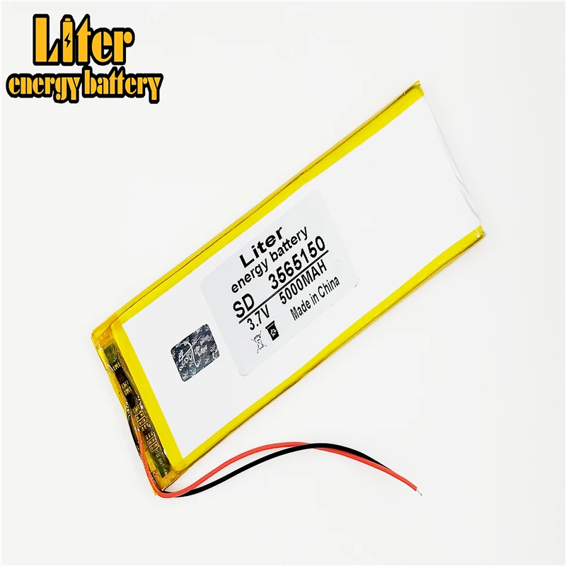 3565150 3.7V,5000mAH,[3565152] PLIB ( polymer lithium ion battery ) Li-ion battery for tablet pc,GPS,mp3,mp4,cell phone,speaker