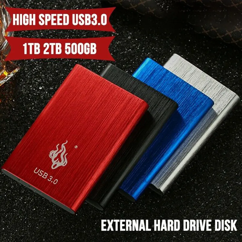 Жесткий диск USB 3 0 2 ТБ 1 500 г внешний жесткий Алюминий Чехол Коробка 5 ''Подходит