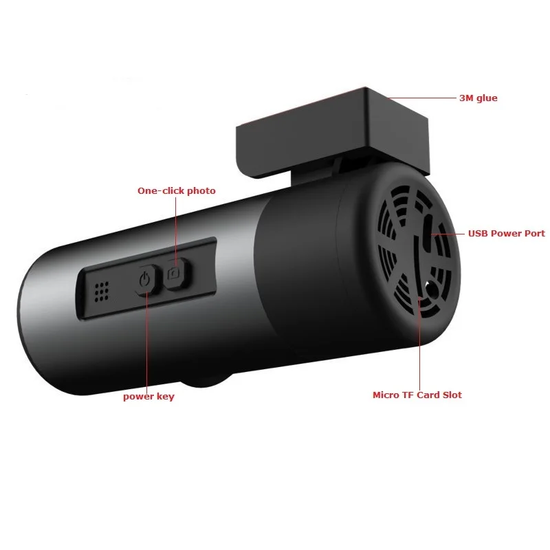 

smart Dash Cam English Voice Broadcast Car Camera HD 1080P Wifi Car DVR Car Recorder Auto Recorder Wifi USB Recorder 24H Parking